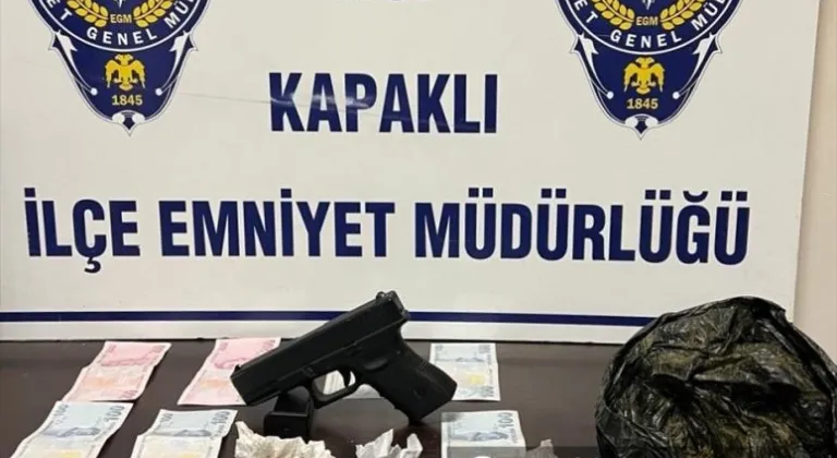 Tekirdağ'da uyuşturucu operasyonunda 2 şüpheli tutuklandı