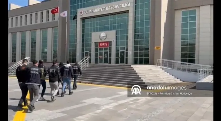 Tekirdağ'da uyuşturucu operasyonunda yakalanan 10 zanlı tutuklandı