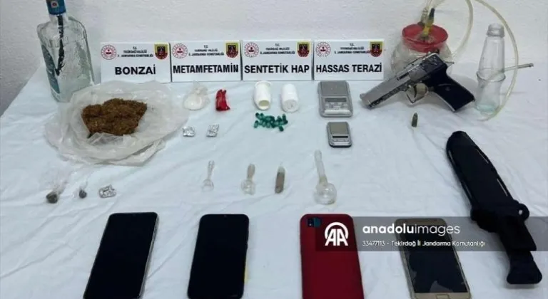 Tekirdağ'da uyuşturucu ticareti iddiasıyla 13 şüpheli yakalandı