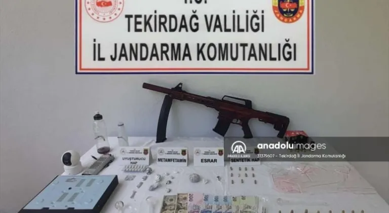 Tekirdağ'da uyuşturucu ticareti yaptıkları iddiasıyla 7 şüpheli yakalandı