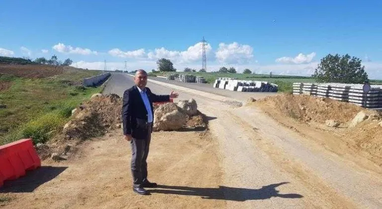 TEKİRDAĞ’DA YOLLAR YARIM YAMALAK! 