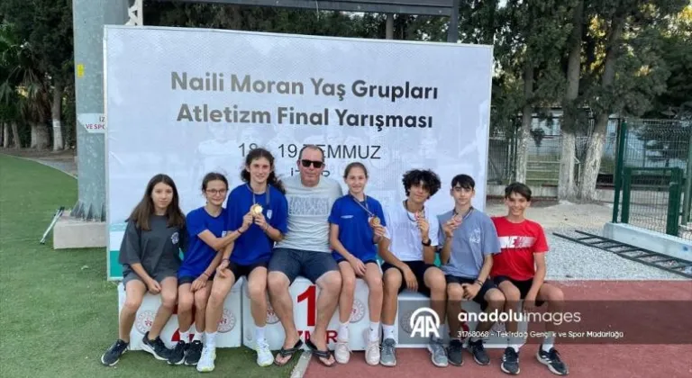 Tekirdağlı sporcular atletizm yarışlarından madalyalarla döndü