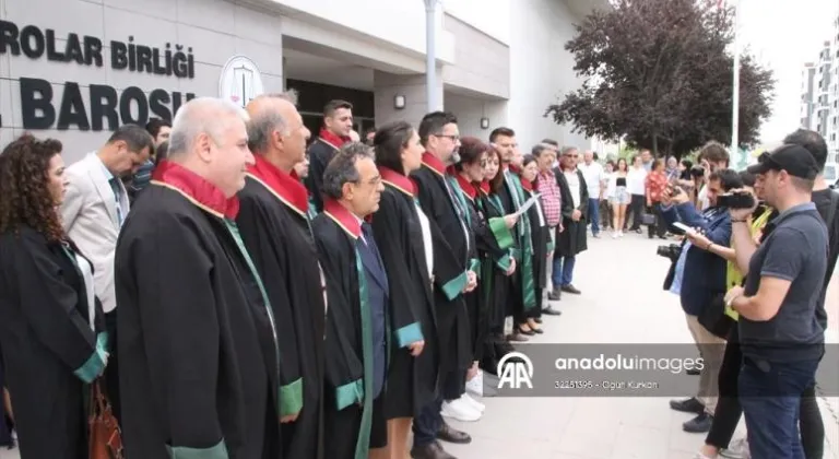 Trakya'da avukatlara yönelik saldırılar protesto edildi