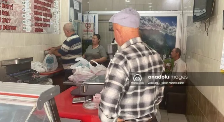 Trakya'da kasaplarda et işleme mesaisi başladı