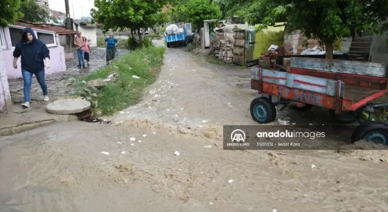 Trakya'da kuvvetli sağanak etkili oldu