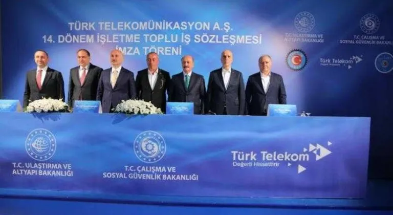 Türk Telekom ‘14. Dönem Toplu İş Sözleşmesi’ imzaları atıldı