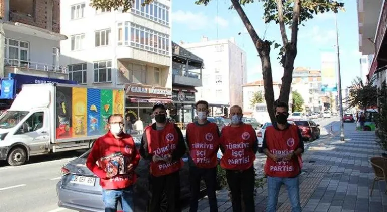 TÜRKİYE İŞÇİ PARTİSİ SARAY’DA SAHAYA İNDİ