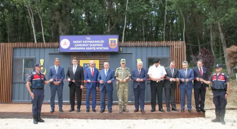 Vali Aziz Yıldırım Çamlıkoy (Kastro) Jandarma Asayiş Noktası’nın Açılışını Yaptı