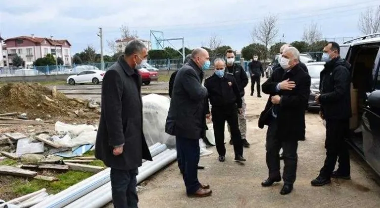 Vali Aziz Yıldırım Güçlendirmesi ve Bakımı Yapılan Kapalı Spor Salonu’nu Ziyaret Etti