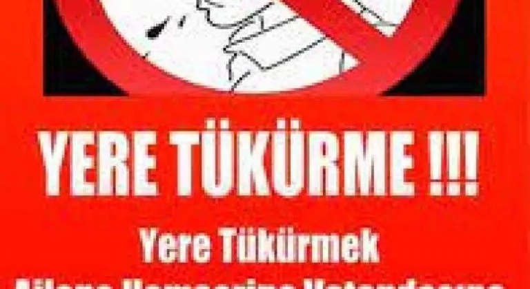 YERE TÜKÜRMEK  KRONİK HASTALIK HALİNE GELMİŞ!